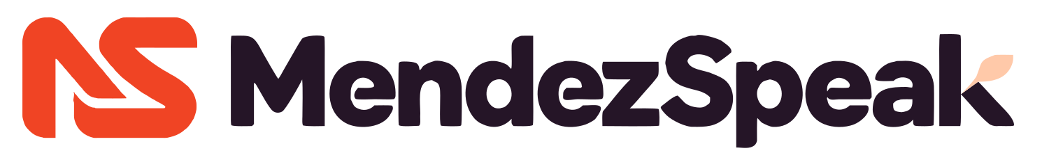 mendezspeak logo horizontal